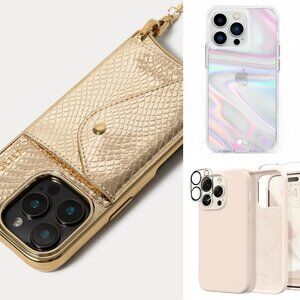 ✨ NWOT Bandolier Gia Chrome Gold Snake iPhone 13 Pro Max Case +Bonus ✨
